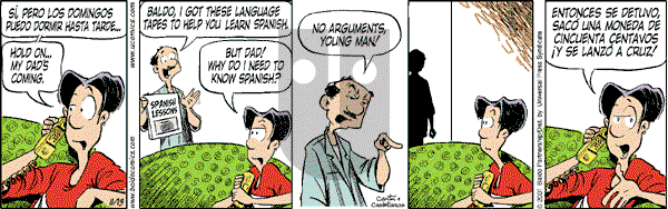 Baldo - Tuesday November 13, 2001 Comic Strip