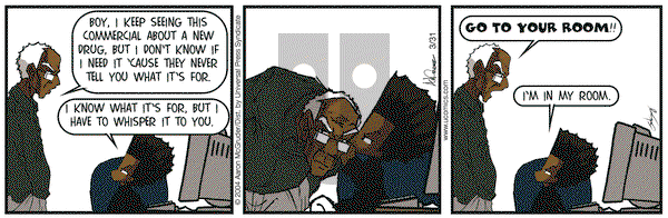 The Boondocks - Wednesday March 31, 2004 Comic Strip