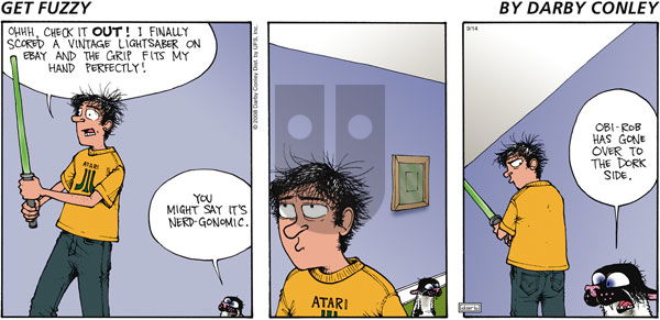 Get Fuzzy on Sunday September 14, 2008 Comic Strip