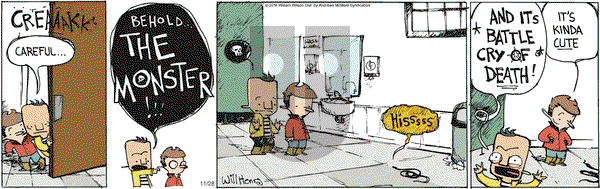 Wallace the Brave on Wednesday November 28, 2018 Comic Strip