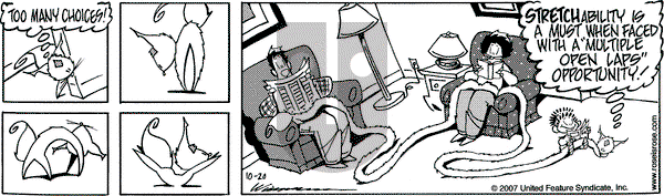 Rose is Rose on Saturday October 20, 2007 Comic Strip