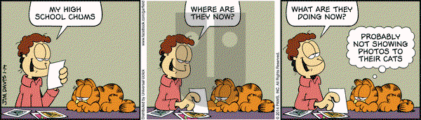 Garfield on Tuesday January 14, 2014 Comic Strip