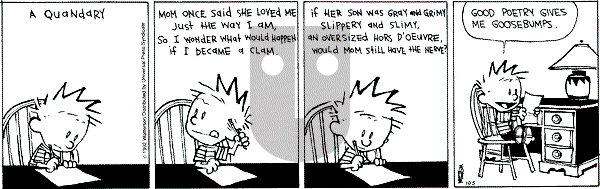 Calvin and Hobbes - Monday October 5, 1992 Comic Strip