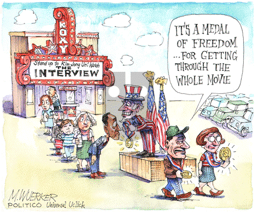 Matt Wuerker on Monday December 29, 2014 Comic Strip