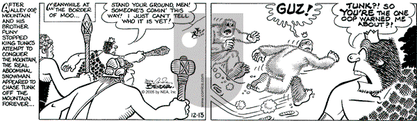 Alley Oop on Tuesday December 13, 2005 Comic Strip
