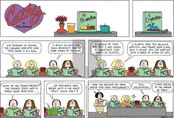 Cathy Classics on Sunday September 16, 2007 Comic Strip