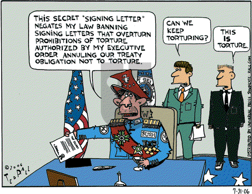 Ted Rall on Monday July 31, 2006 Comic Strip