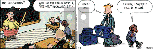Frazz on Monday November 8, 2010 Comic Strip