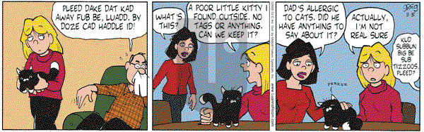 Luann - Saturday November 5, 2005 Comic Strip