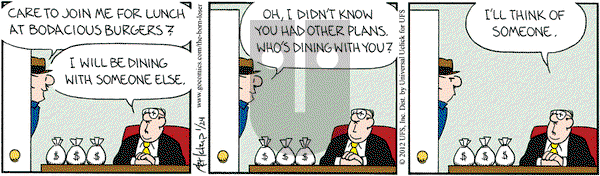 The Born Loser on Tuesday January 24, 2012 Comic Strip