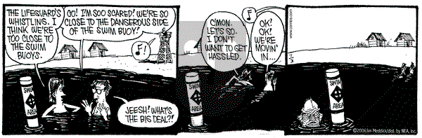 Monty on Monday July 3, 2006 Comic Strip