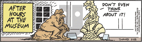 Frank and Ernest on Thursday February 28, 2008 Comic Strip
