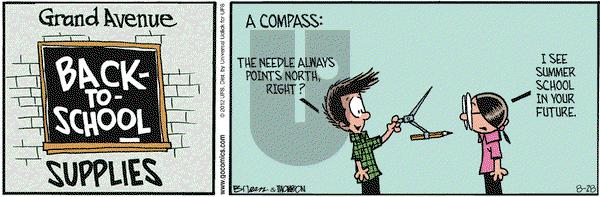 Grand Avenue on Tuesday August 28, 2012 Comic Strip