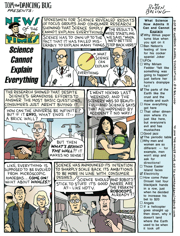Tom the Dancing Bug on Friday December 29, 2017 Comic Strip