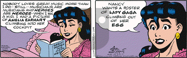 Nancy on Monday May 16, 2011 Comic Strip