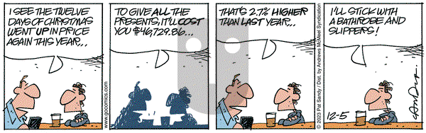 Next Door Neighbors - Tuesday December 5, 2023 Comic Strip
