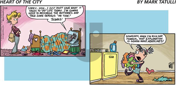 Heart of the City on Sunday April 21, 2019 Comic Strip
