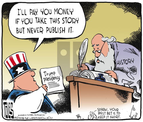 Tom Toles on Sunday August 26, 2018 Comic Strip