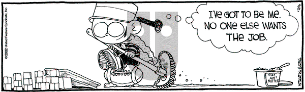 The Buckets on Saturday December 14, 2002 Comic Strip