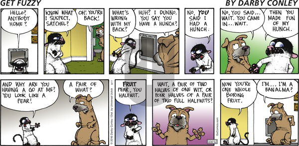 Get Fuzzy on Sunday September 11, 2016 Comic Strip