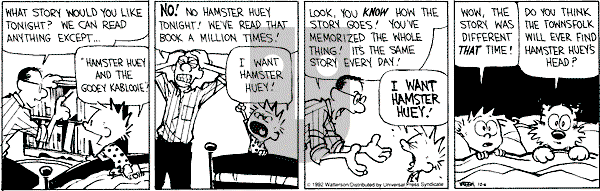 Calvin and Hobbes - Tuesday October 6, 1992 Comic Strip