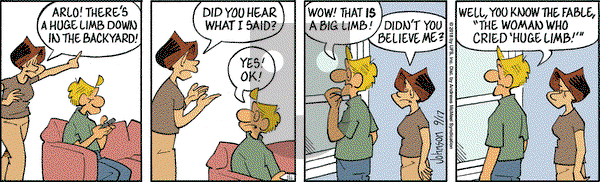 Arlo and Janis on Monday September 17, 2018 Comic Strip