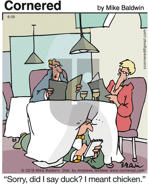 Cornered on Friday June 29, 2018 Comic Strip