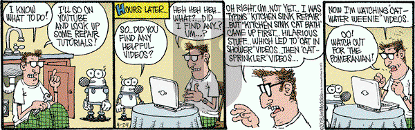 Monty on Tuesday April 24, 2018 Comic Strip