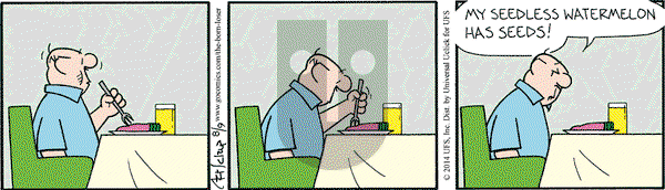 The Born Loser on Saturday August 9, 2014 Comic Strip