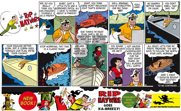 Rip Haywire on Sunday August 23, 2015 Comic Strip