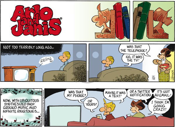 Arlo and Janis on Sunday July 8, 2018 Comic Strip