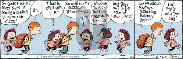 Cul de Sac on Wednesday March 20, 2013 Comic Strip