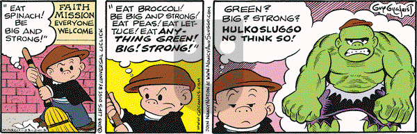 Nancy on Saturday March 23, 2013 Comic Strip