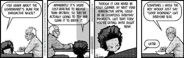 The Boondocks on Monday August 27, 2007 Comic Strip
