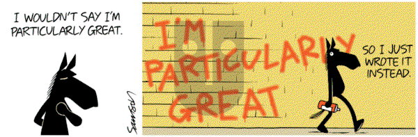 Dark Side of the Horse on Thursday February 13, 2014 Comic Strip