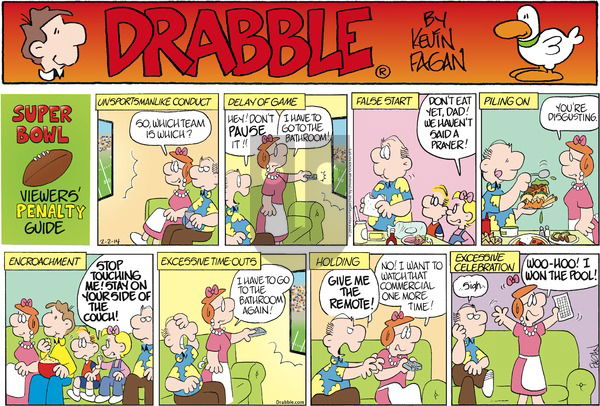 Drabble on Sunday February 2, 2014 Comic Strip