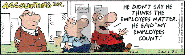 Frank and Ernest on Monday July 2, 2012 Comic Strip
