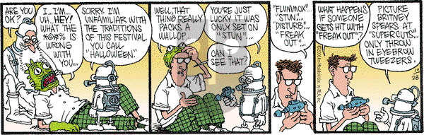 Monty on Tuesday October 28, 2008 Comic Strip