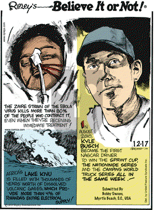 Ripley's Believe It or Not - Friday December 17, 2010 Comic Strip