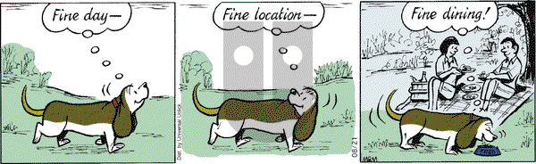 Fred Basset on Wednesday August 21, 2013 Comic Strip