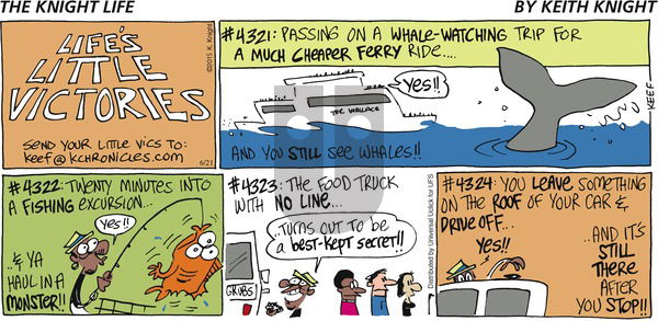The Knight Life on Sunday June 21, 2015 Comic Strip