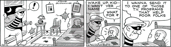 Nancy on Saturday February 26, 1955 Comic Strip
