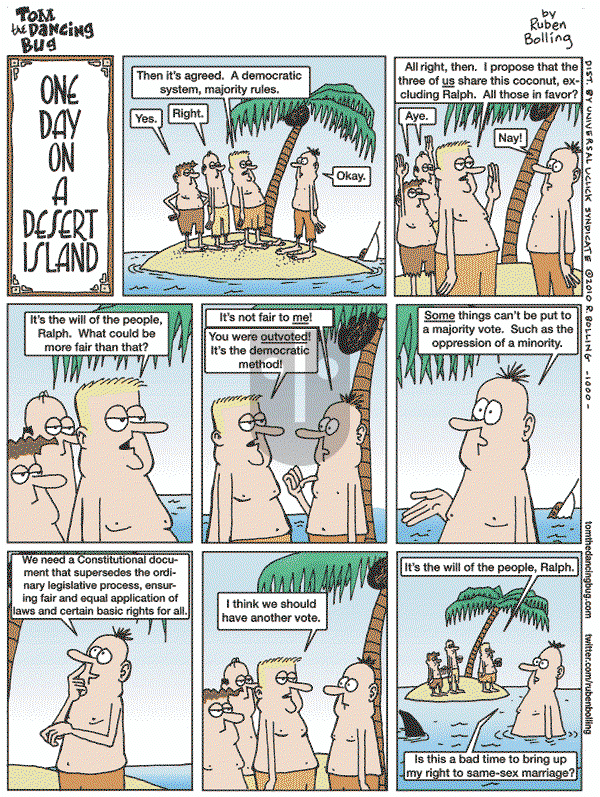 Tom the Dancing Bug on Friday August 13, 2010 Comic Strip
