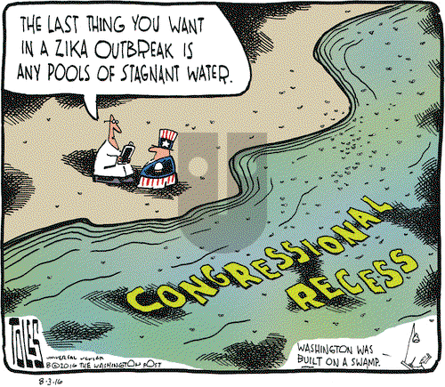 Tom Toles on Wednesday August 3, 2016 Comic Strip