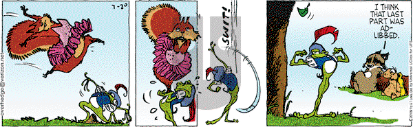 Over the Hedge on Wednesday July 20, 2016 Comic Strip