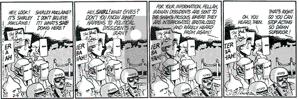 Doonesbury on Thursday February 9, 1978 Comic Strip