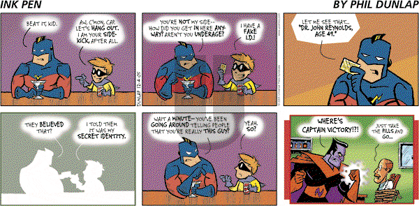Ink Pen - Sunday December 4, 2005 Comic Strip