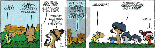Over the Hedge on Monday November 26, 2007 Comic Strip