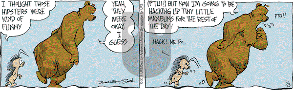 The Grizzwells on Saturday January 13, 2018 Comic Strip