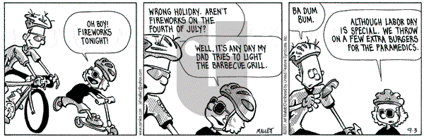 Frazz on Monday September 3, 2001 Comic Strip